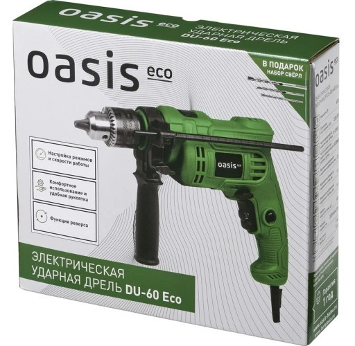 Дрель ударная сетевая OASIS DU-60 Eco 4640130963972