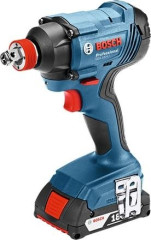 Гайковерт аккумуляторный BOSCH GDX 180 LI ударный 06019G5220 2х3,0Ач, кейс