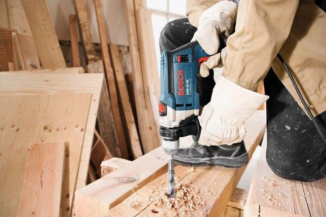 Дрель ударная сетевая BOSCH GSB 16 RE (БЗП) односкоростная 060114E500 Кейс