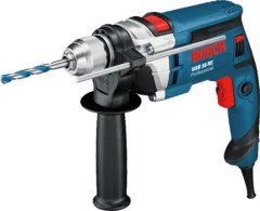 Дрель ударная сетевая BOSCH GSB 16 RE (БЗП) односкоростная 0601148708 Кейс
