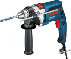 Дрель ударная сетевая BOSCH GSB 16 RE (ЗВП) односкоростная 060114E600 Чемодан
