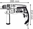Дрель ударная сетевая BOSCH GSB 16 RE (ЗВП) односкоростная 060114E600 Чемодан