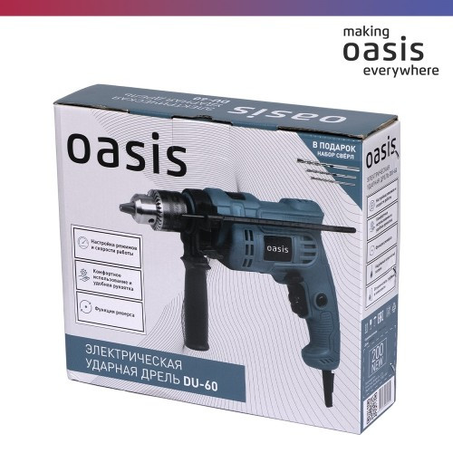 Дрель ударная сетевая OASIS DU-60 4640039480259