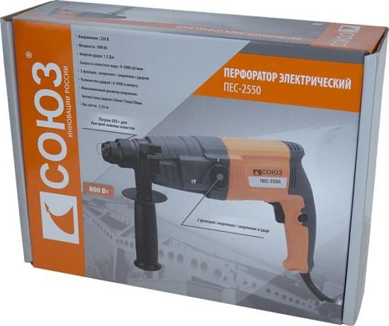 Перфоратор сетевой СОЮЗ ПЕС-2550
