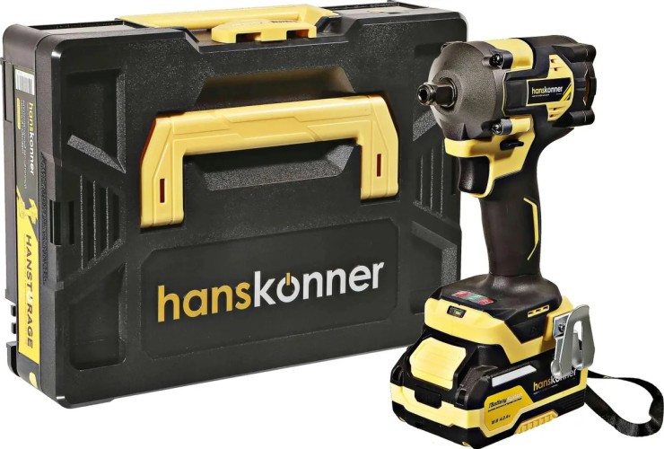 Гайковерт аккумуляторный HANSKONNER HCD20420BLC