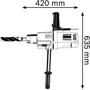 Дрель безударная сетевая BOSCH GBM 32-4 четырехскоростная 0601130203