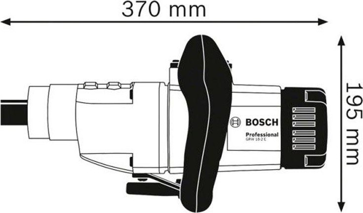 Миксер строительный сетевой BOSCH GRW 18-2 E двухскоростной 06011A8000