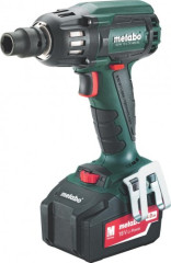 Гайковерт аккумуляторный METABO SSW 18 LTX 4,0 Ач 400 BL ударный, бесщеточный 602205500 Аккумулятор Li-Power (18 В/4,0 А-час) - 2 штуки