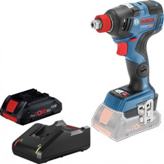 Гайковерт аккумуляторный BOSCH GDX 18 V-200 C с бесщеточным двигателем 0615990M46 1х4,0Ач, картон