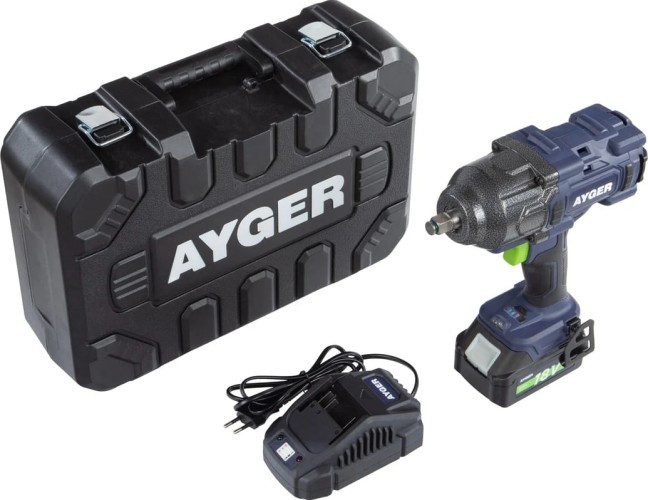 Гайковерт аккумуляторный AYGER APW18/1800