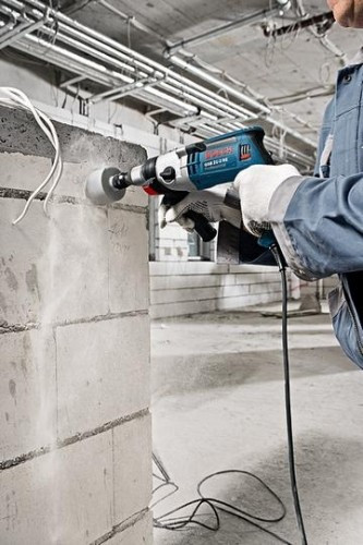 Дрель ударная сетевая BOSCH GSB 24-2 (ЗВП) двухскоростная 060119C900 Кейс L-Case
