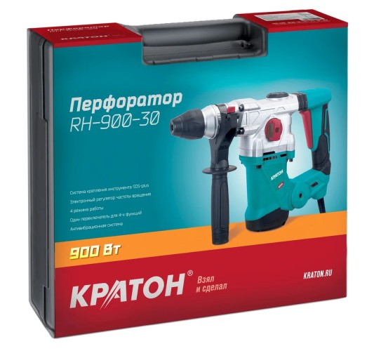 Перфоратор КРАТОН RH-900-30 3 07 01 027