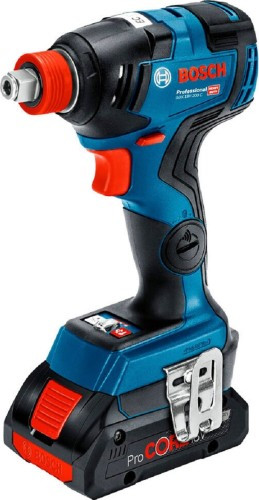Гайковерт аккумуляторный BOSCH GDS 18 V-200 ударный 06019J23F0