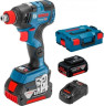 Гайковерт аккумуляторный BOSCH GDS 18 V-200 ударный 06019J23F0