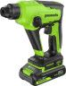 Перфоратор аккумуляторный GREENWORKS GD24SDS1 24V, АКБ 2Ач и ЗУ 3803107CUA