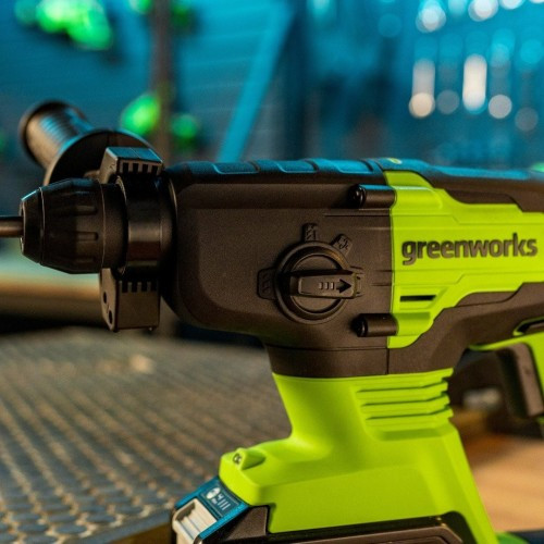 Перфоратор аккумуляторный GREENWORKS GD24SDS2 24V, АКБ 2Ач и ЗУ 3803007CUA