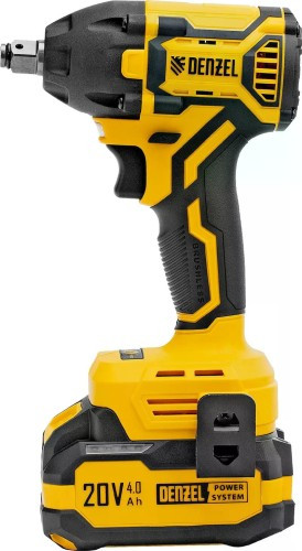 Гайковерт аккумуляторный Denzel CIWH-BL-20-350 ударный 26520