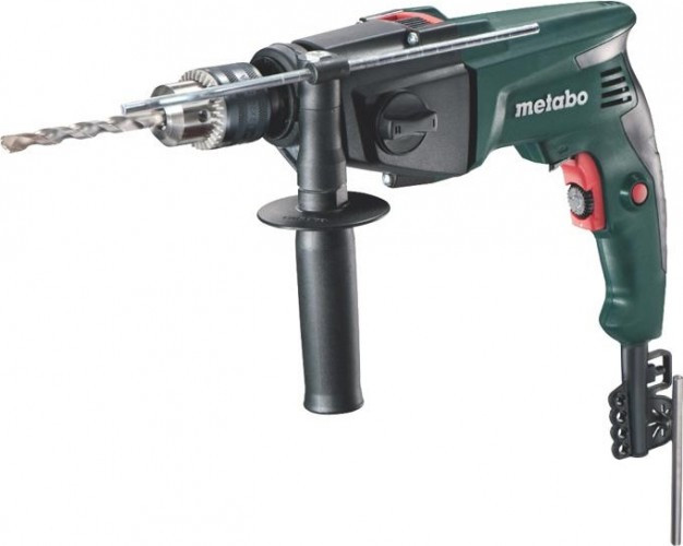 Дрель ударная сетевая METABO SBE 760 (ЗВП) двухскоростная, кейс 600841500