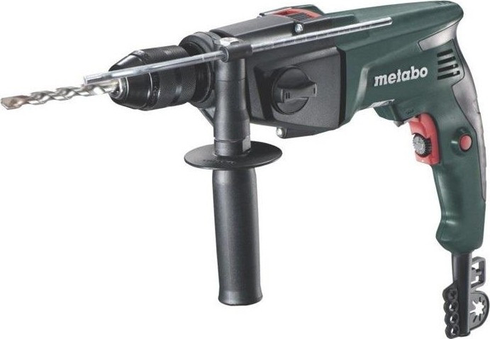 Дрель ударная сетевая METABO SBE 760 (БЗП) двухскоростная, кейс 600841850