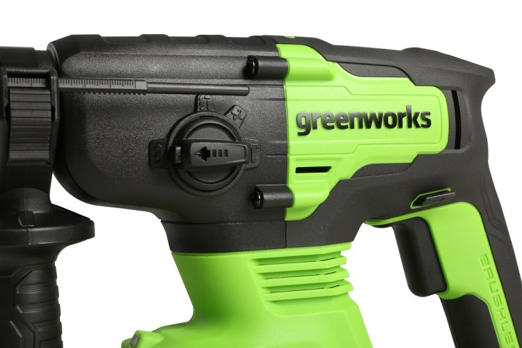 Перфоратор аккумуляторный GREENWORKS GD24SDS2, 24V без АКБ и ЗУ 3803007