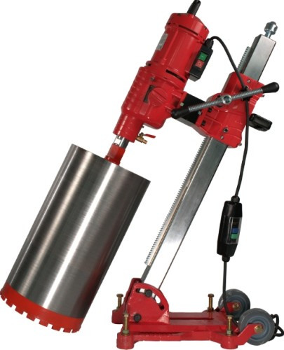 Машина алмазного бурения VOLL V-Drill 400N с наклонной стойкой 1.04002