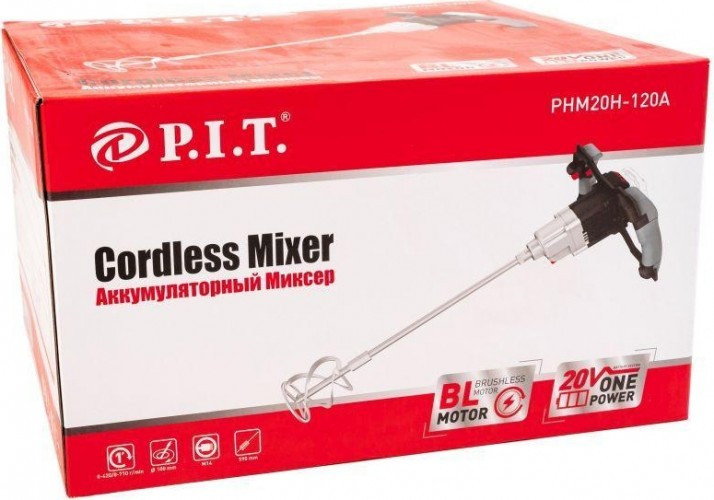 Миксер строительный аккумуляторный P.I.T. PHM20H-120A
