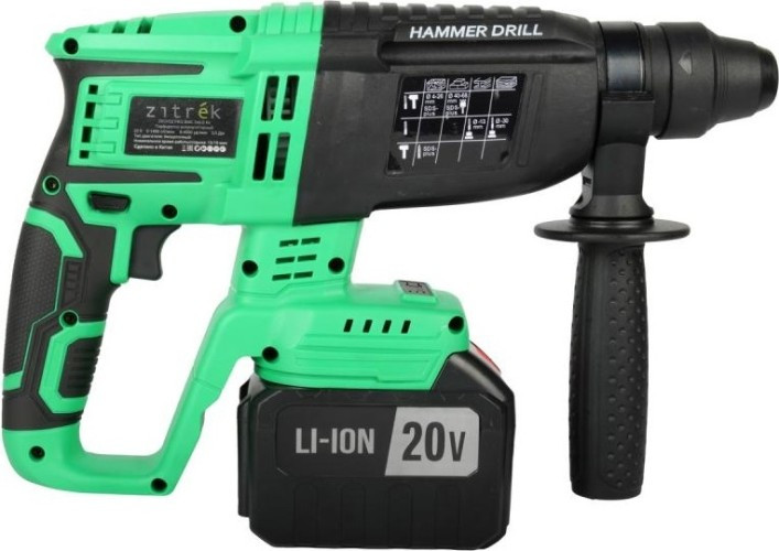 Перфоратор аккумуляторный ZITREK ZKCH20 PRO (Li-ion 2x6.0Ач, з/у, кейс) 083-1060