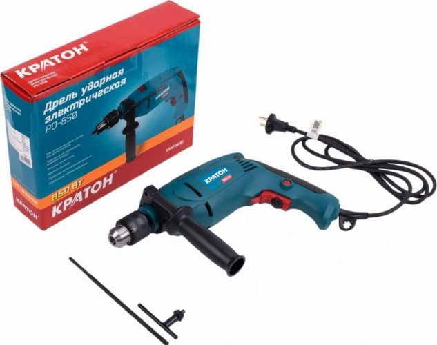 Дрель ударная сетевая КРАТОН PD-850 3 02 01 010