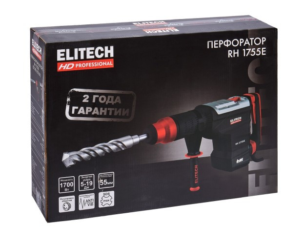 Перфоратор ELITECH RH 1755E (E2205.021.01) HD 204002