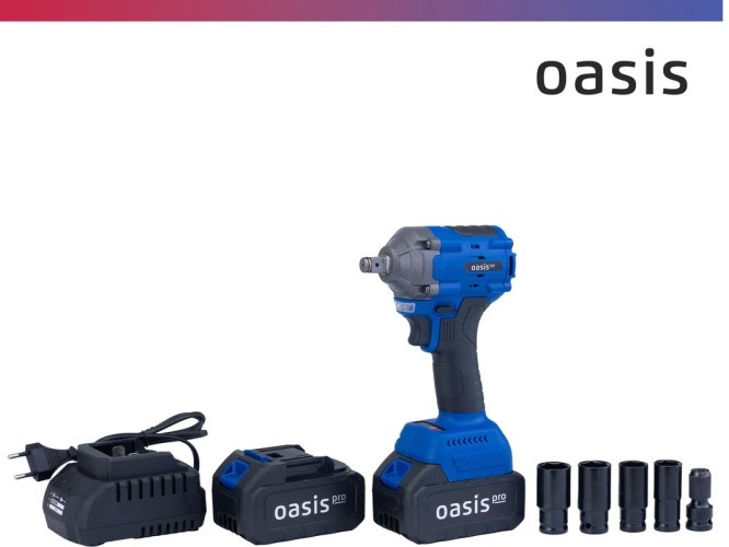 Гайковерт аккумуляторный OASIS GK-750 Pro 4640130987329