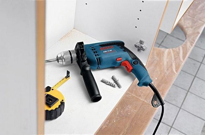 Дрель ударная сетевая BOSCH GSB 13 RE (ЗВП) односкоростная 0601217102