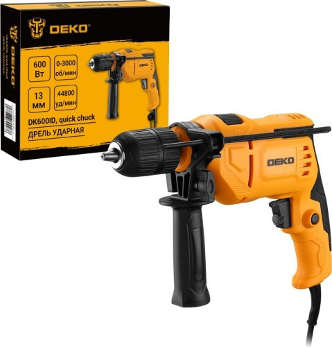 Дрель ударная сетевая DEKO DK600ID 083-1090
