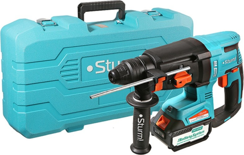 Перфоратор аккумуляторный Sturm CRH1832BLC 1x4.0Ач, ЗУ, кейс