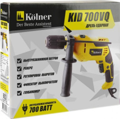 Дрель ударная сетевая Kolner KID 700VQ кн700вкид