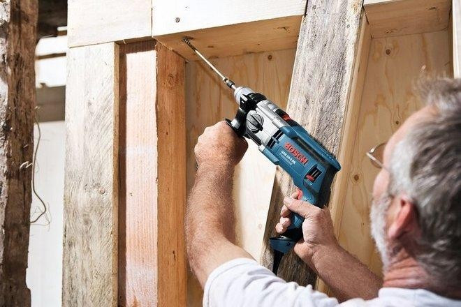 Дрель ударная сетевая BOSCH GSB 19-2 RE (БЗП) двухскоростная 060117B500 Кейс
