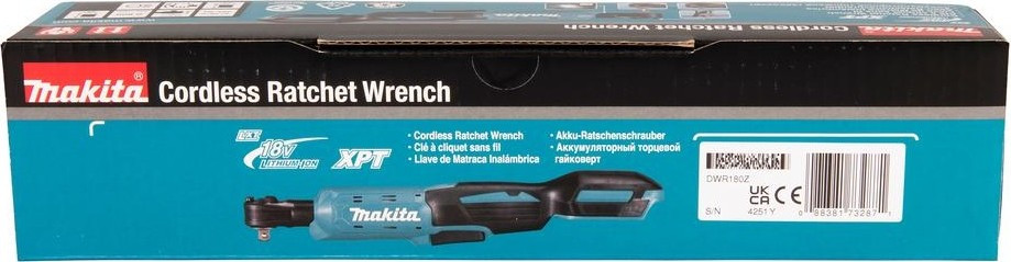 Гайковерт аккумуляторный MAKITA DWR 180 Z угловой, без АКБ и ЗУ DWR180Z
