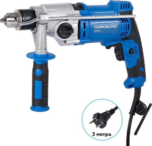 Дрель ударная сетевая NORDBERG NE011Q 1100 вт